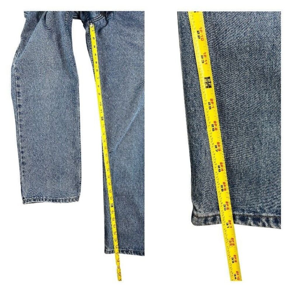 Vintage 80s 90s Polo Ralph Lauren Loose Straight Leg Jeans Size 33 x 32 - Picture 5 of 9